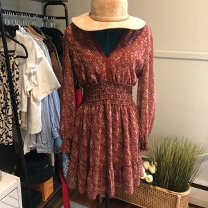 Floral print dress NWT